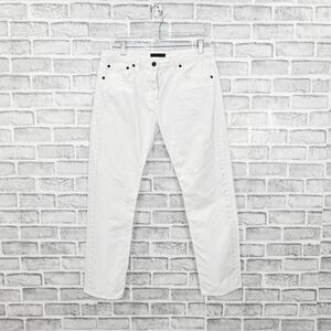 THE ROW Women's Straight Cropped Leg ASHLAND Jeans 5-pocket White sz 6